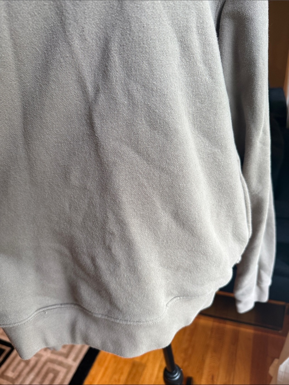 John Elliott Men's tapped Hooded Pullover Sweatshirt - Picture 9 of 12